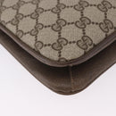 GUCCI GG Supreme Tote Bag PVC Leather Beige Gold Tone 86 02 021 Auth 198358-9