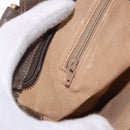 GUCCI GG Supreme Tote Bag PVC Leather Beige Gold Tone 86 02 021 Auth 198358-24