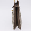 GUCCI GG Supreme Tote Bag PVC Leather Beige Gold Tone 86 02 021 Auth 198358-3