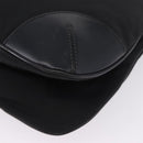 PRADA Shoulder Bag Nylon Black Silver Auth 198359V-15