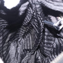 PRADA Shoulder Bag Nylon Black Silver Auth 198359V-21