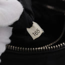 PRADA Shoulder Bag Nylon Black Silver Auth 198359V-11