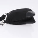 PRADA Shoulder Bag Nylon Black Silver Auth 198359V-4