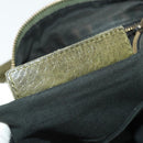 BALENCIAGA The Day Shoulder Bag Leather Khaki 140442 Auth 198360-12