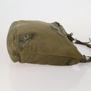 BALENCIAGA The Day Shoulder Bag Leather Khaki 140442 Auth 198360-3
