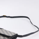 GUCCI GG Supreme Shoulder Bag PVC Leather Navy Gold Tone 904 02 050 Auth 198361-8