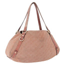 GUCCI GuccissimaGG Abby Sookie Tote Bag Suede Pink Gold Tone 130736 Auth 198365-1