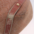 GUCCI GuccissimaGG Abby Sookie Tote Bag Suede Pink Gold Tone 130736 Auth 198365-13