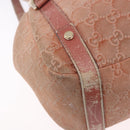GUCCI GuccissimaGG Abby Sookie Tote Bag Suede Pink Gold Tone 130736 Auth 198365-14