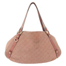 GUCCI GuccissimaGG Abby Sookie Tote Bag Suede Pink Gold Tone 130736 Auth 198365-2