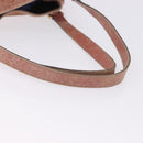 GUCCI GuccissimaGG Abby Sookie Tote Bag Suede Pink Gold Tone 130736 Auth 198365-8