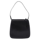 GUCCI Shoulder Bag Patent Black Silver 007 2046 Auth 198371-3