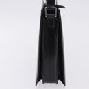 GUCCI Shoulder Bag Patent Black Silver 007 2046 Auth 198371-5