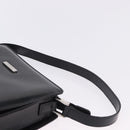 GUCCI Shoulder Bag Patent Black Silver 007 2046 Auth 198371-8