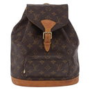 LOUIS VUITTON Monogram Montsouris MM Backpack M51136 LV Auth 198374-13