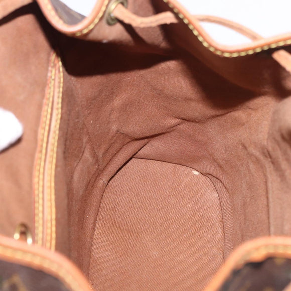 LOUIS VUITTON Monogram Montsouris MM Backpack M51136 LV Auth 198374