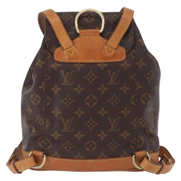 LOUIS VUITTON Monogram Montsouris MM Backpack M51136 LV Auth 198374