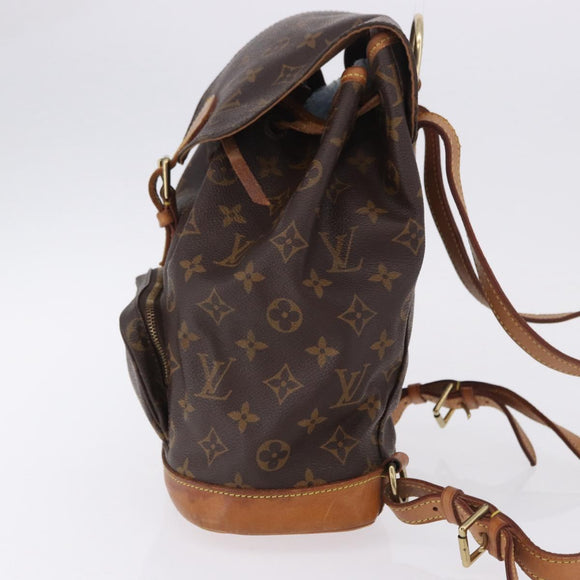 LOUIS VUITTON Monogram Montsouris MM Backpack M51136 LV Auth 198374