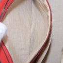 GUCCI Hand Bag Leather 2way Red Gold 319795 Auth 198375V-25