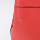 GUCCI Hand Bag Leather 2way Red Gold 319795 Auth 198375V-3