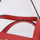 GUCCI Hand Bag Leather 2way Red Gold 319795 Auth 198375V-14