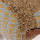 Vivienne Westwood Hand Bag Straw Light Blue Beige Auth 198376-17