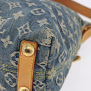 LOUIS VUITTON Monogram Denim Buggy PM Shoulder Bag Blue M95049 LV Auth 198378V-16