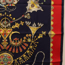 HERMES Carre 90 Scarf Silk Navy Auth 198381M-7