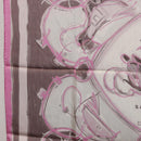 HERMES Carre 90 Scarf Silk Pink Auth 198386M-17