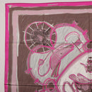 HERMES Carre 90 Scarf Silk Pink Auth 198386M-2