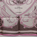 HERMES Carre 90 Scarf Silk Pink Auth 198386M-21