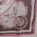 HERMES Carre 90 Scarf Silk Pink Auth 198386M-22
