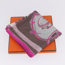 HERMES Carre 90 Scarf Silk Pink Auth 198386M-24