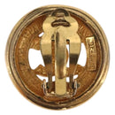 CHANEL COCO Mark Earring Metal Gold Tone CC Auth 198443V-4