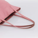 LOEWE Tote Bag Leather Pink Silver Auth 198452-7