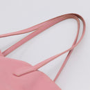 LOEWE Tote Bag Leather Pink Silver Auth 198452-9