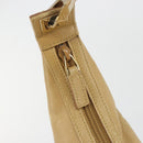 GUCCI Shoulder Bag Leather Beige Gold 001 4204 Auth 198453-18