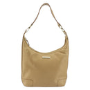 GUCCI Shoulder Bag Leather Beige Gold 001 4204 Auth 198453-2