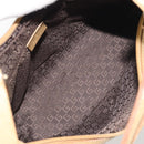 GUCCI Shoulder Bag Leather Beige Gold 001 4204 Auth 198453-20