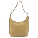 GUCCI Shoulder Bag Leather Beige Gold 001 4204 Auth 198453-3