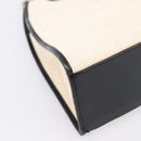 GUCCI Jackie Hand Bag Canvas Beige Silver 002 1067 Auth 198454-11