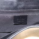 GUCCI Jackie Hand Bag Canvas Beige Silver 002 1067 Auth 198454-14