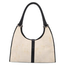 GUCCI Jackie Hand Bag Canvas Beige Silver 002 1067 Auth 198454-3