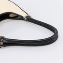GUCCI Jackie Hand Bag Canvas Beige Silver 002 1067 Auth 198454-7