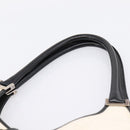 GUCCI Jackie Hand Bag Canvas Beige Silver 002 1067 Auth 198454-8