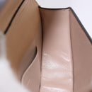 Chloe Nile Minaudière Hand Bag Patent Beige Gold Tone Auth 198468A-19