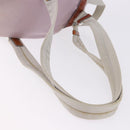 PRADA Backpack Nylon Pink Silver Auth 198471-8