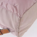 PRADA Backpack Nylon Pink Silver Auth 198471-17