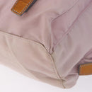 PRADA Backpack Nylon Pink Silver Auth 198471-18