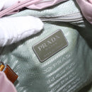PRADA Backpack Nylon Pink Silver Auth 198471-26